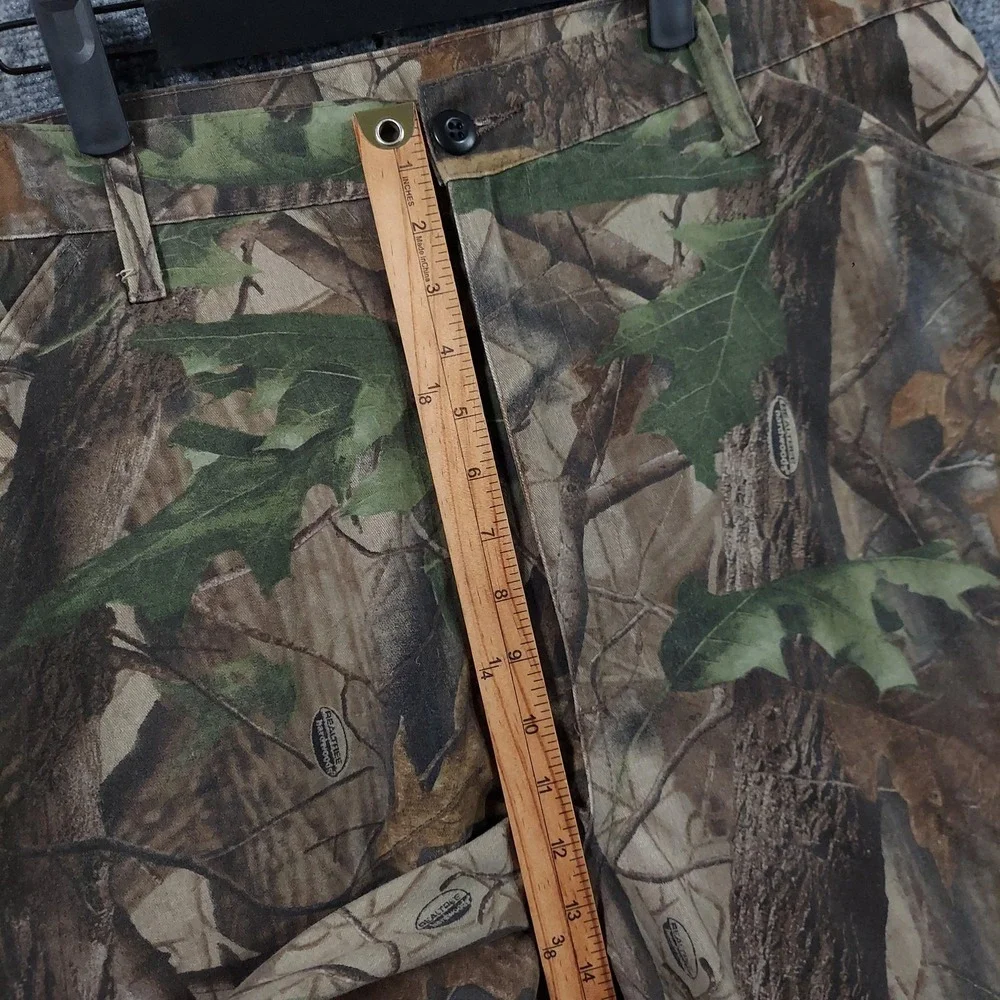 Walls Pants Mens Large Brown Realtree‎ Camo Cargo Hunting Adjustable Waist